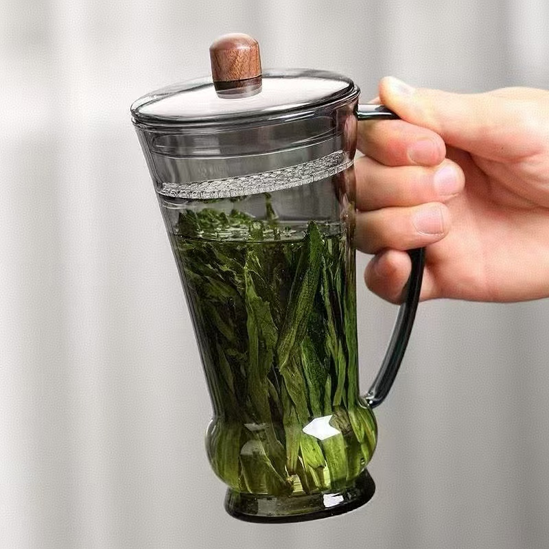 Coffee Tea Japan - Taza de té de cristal de