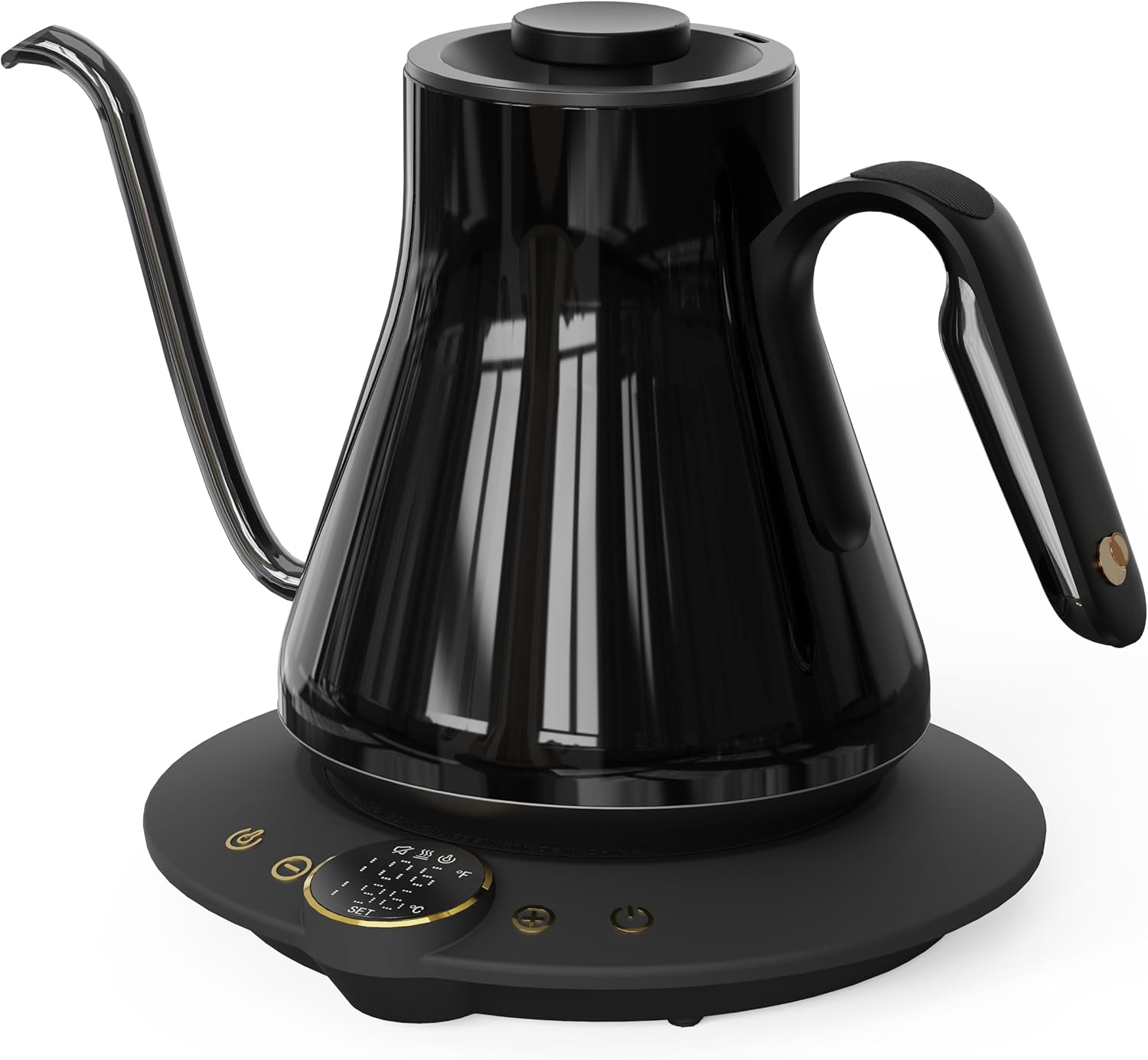Coffee Tea Brew - Hervidor eléctrico de cuello de cisne,