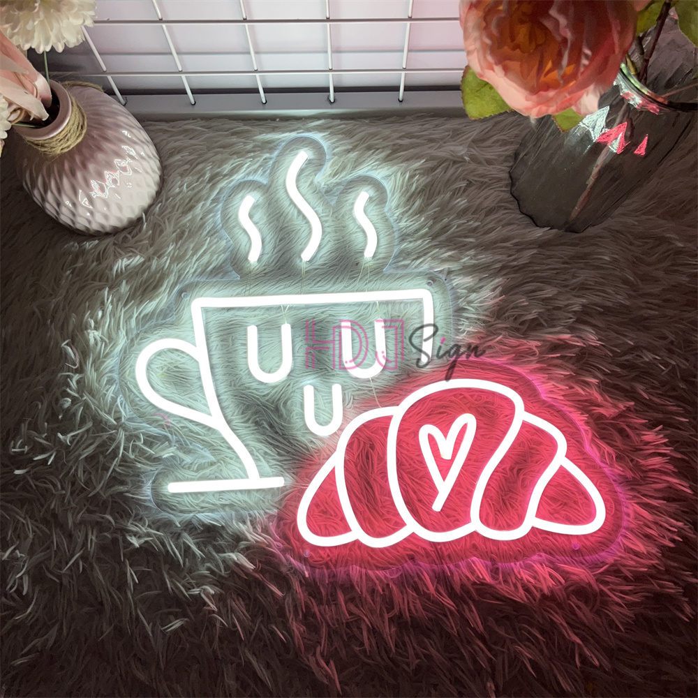 Coffee Tea Neon Sign - Letrero Led de neón para café,