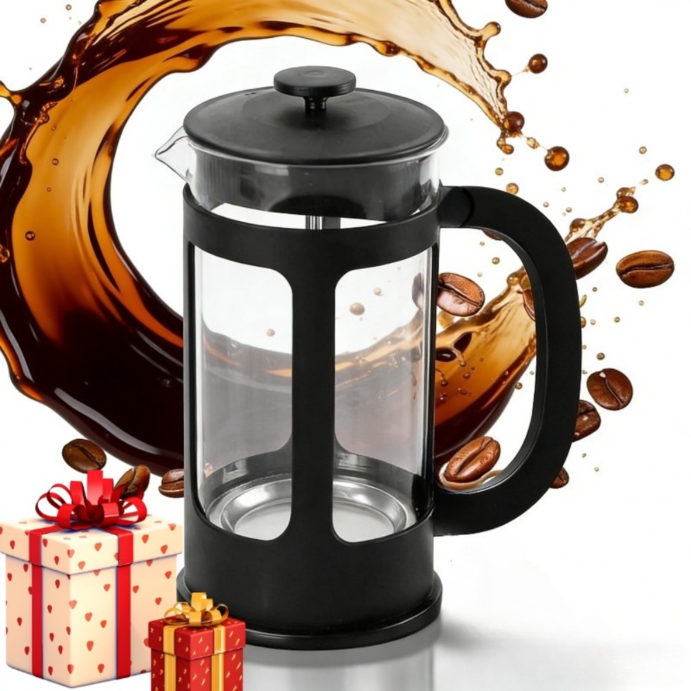 French Press Coffee & Tea - Cafetera de Prensa Francesa de 350ML/11OZ