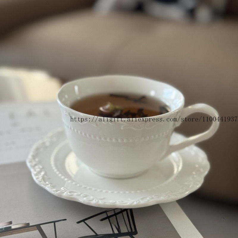 Coffee Tea Set Up - Juego de tazas y platos de
