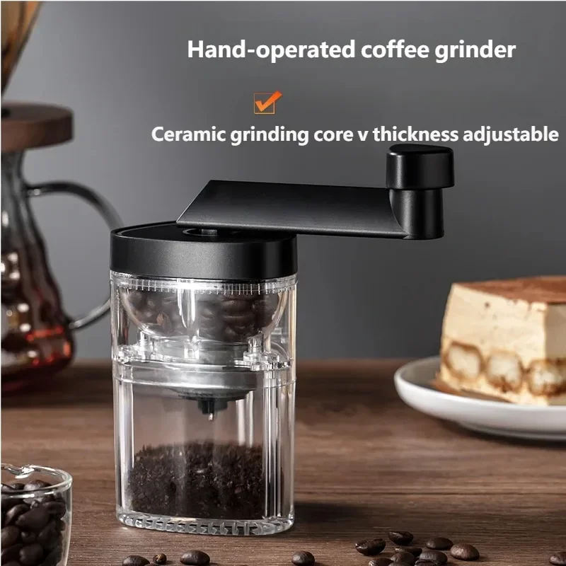 French Press Coffee & Tea - Molinillo de Café Manual de Cerámica,