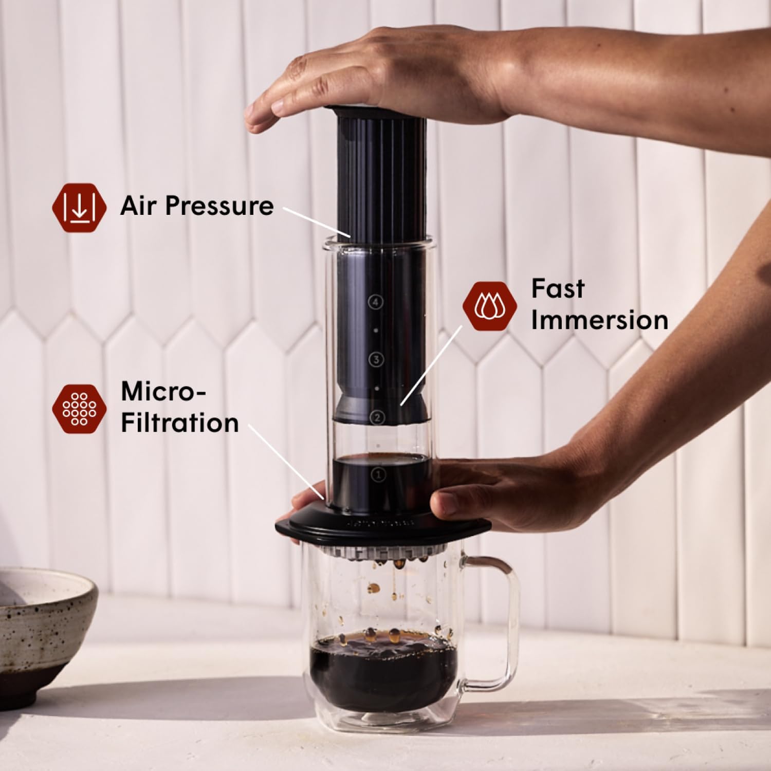 Prensa de Café Premium, de Vid - French Press Coffee & Tea reseña y precio