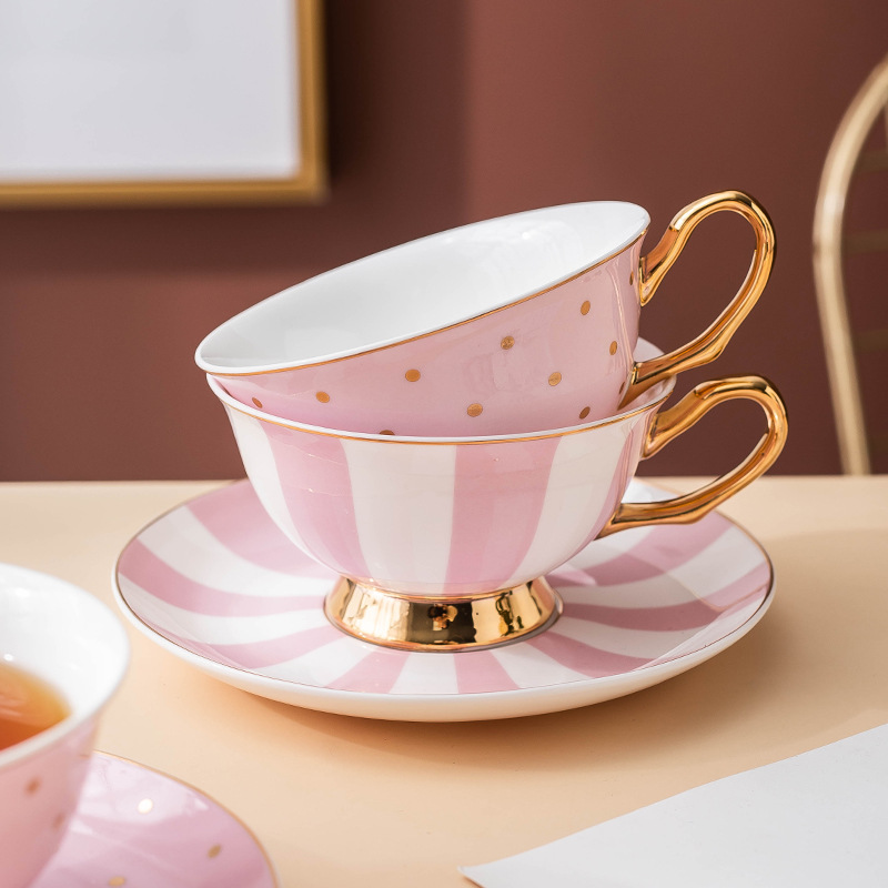 Tazas de Café de Cerámica Rosa - Coffee Tea Drinks reseña y precio