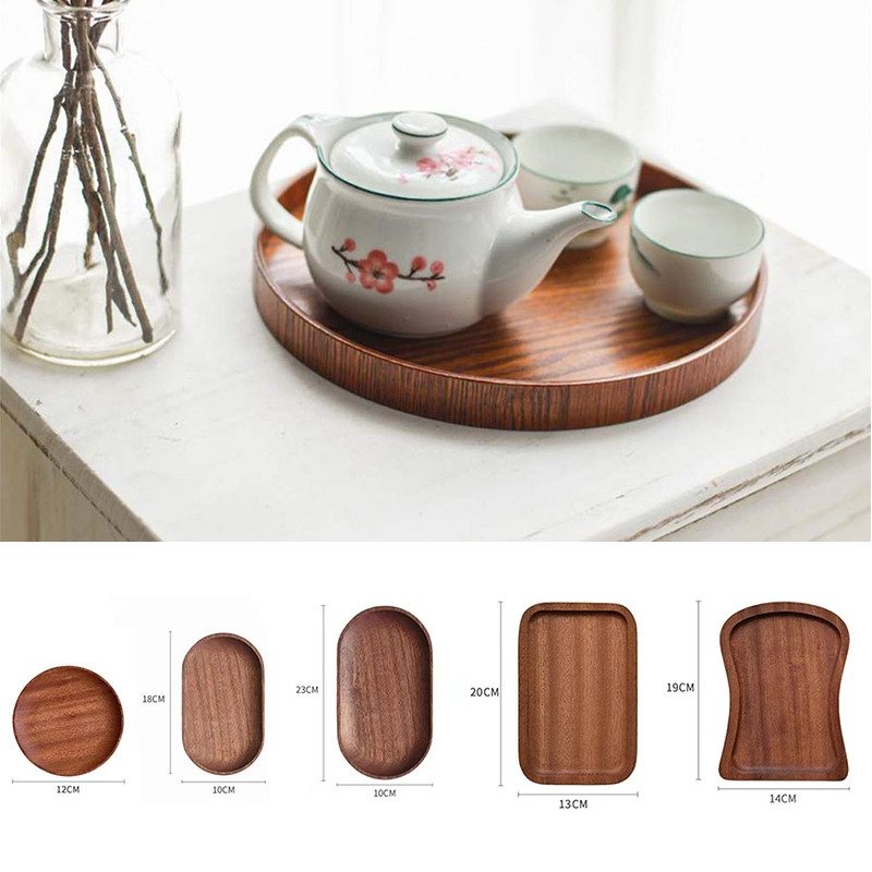 Bandeja de madera de nogal Ins - Coffee Tea Japan reseña y precio