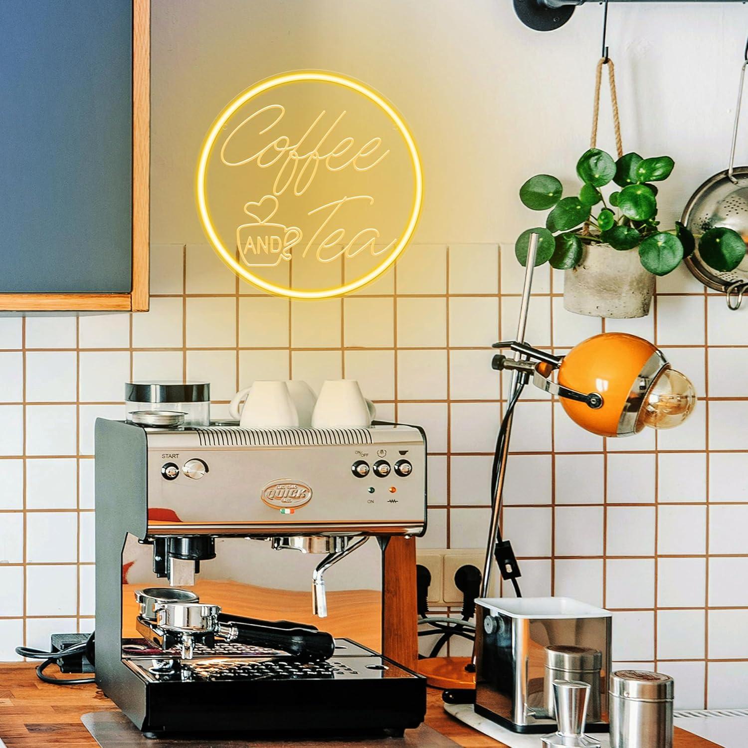 Letrero de neón de café y té,  - Coffee Tea Neon Sign reseña y precio