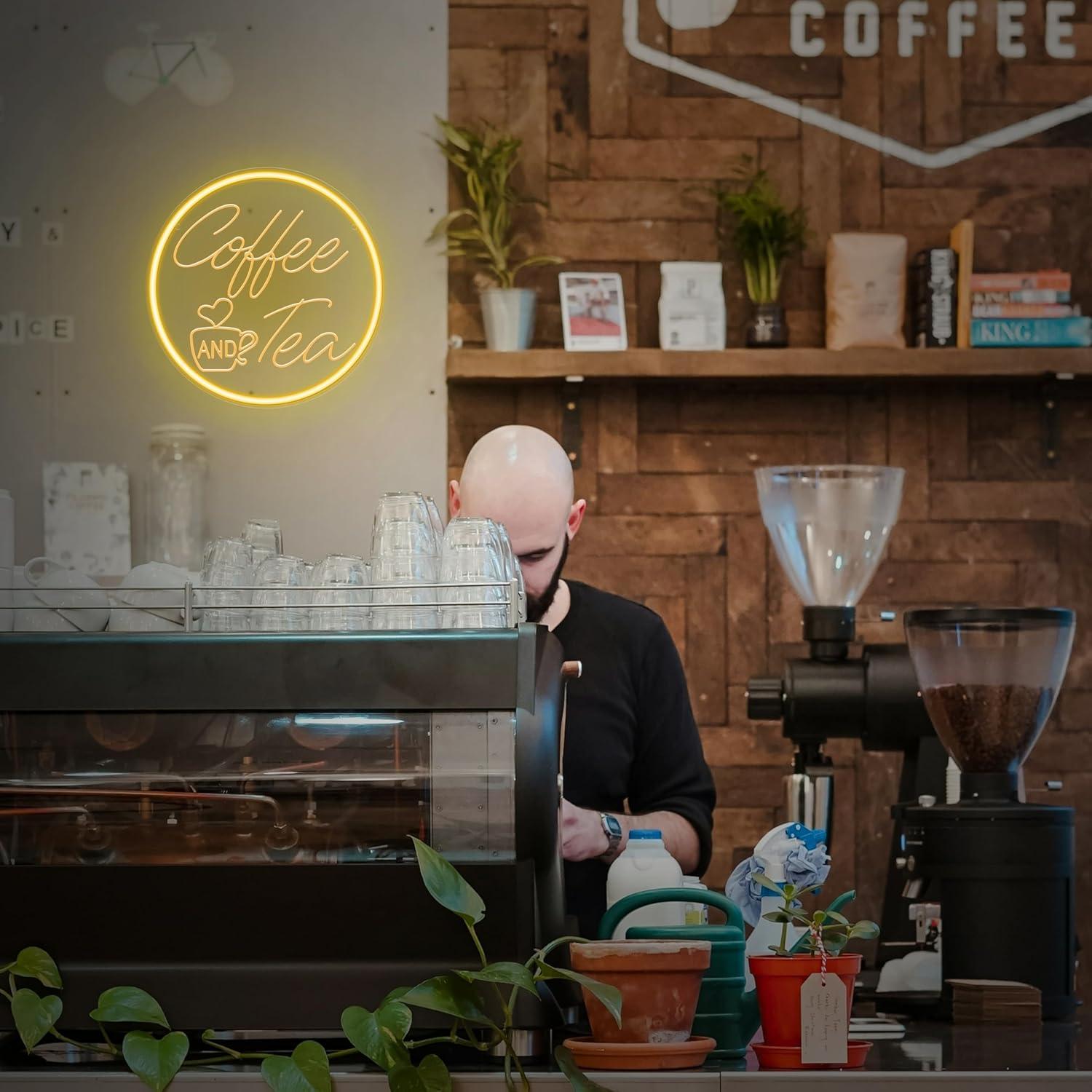 Letrero de neón de café y té,  - Coffee Tea Neon Sign reseña y precio