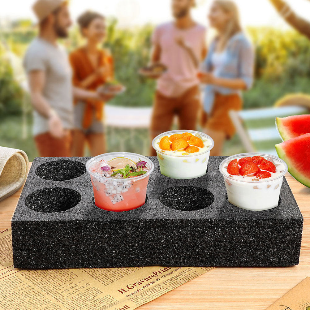 4 piezas de bandeja para bebid - Coffee Tea Drinks reseña y precio