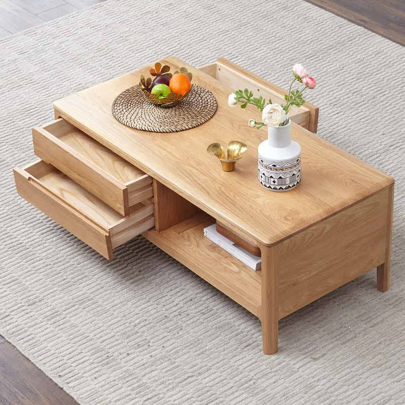 Mesa de centro de madera maciz - T And Tea Coffee reseña y precio