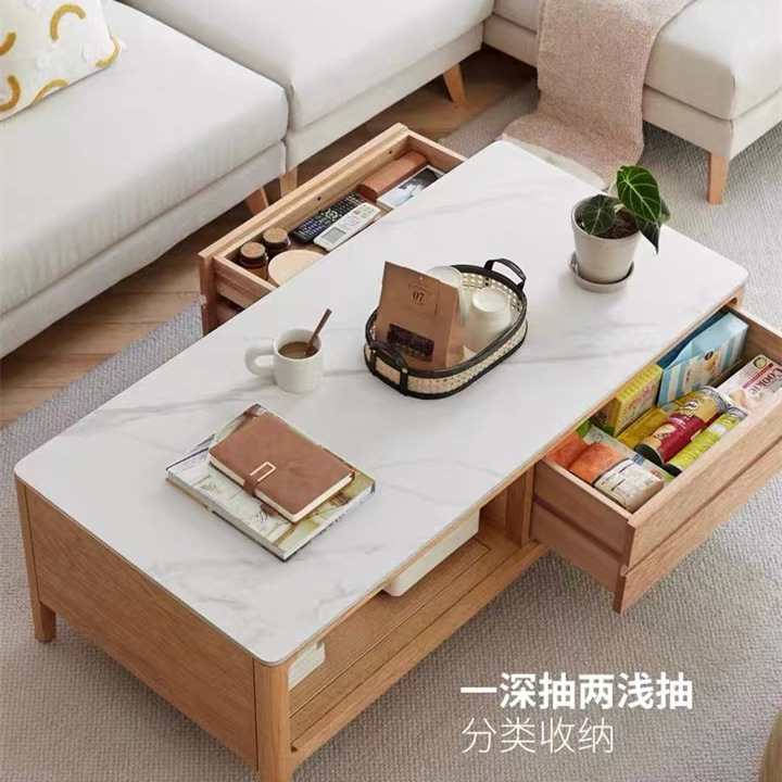 Mesa de centro de madera maciz - T And Tea Coffee reseña y precio