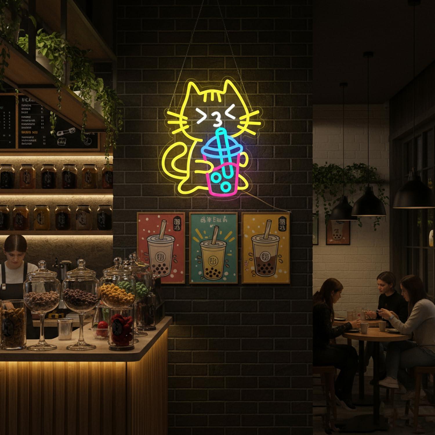 Letrero de Neón con Diseño de  - Coffee Tea Neon Sign reseña y precio
