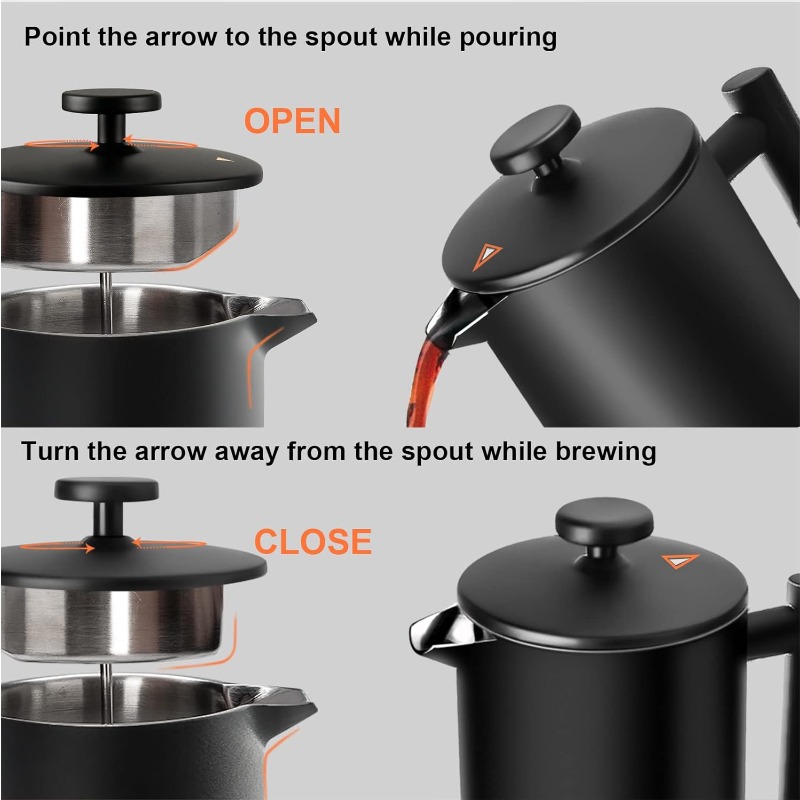 Cafetera Francesa de 34 oz, Ac - French Press Coffee & Tea reseña y precio