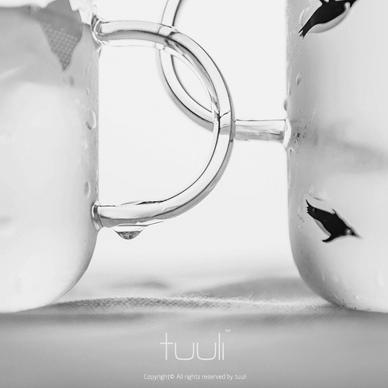 Tuuli-taza de vidrio bonita de - Coffee Tea Japan reseña y precio