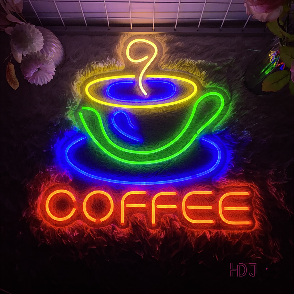 Letrero Led de neón para café, - Coffee Tea Neon Sign reseña y precio