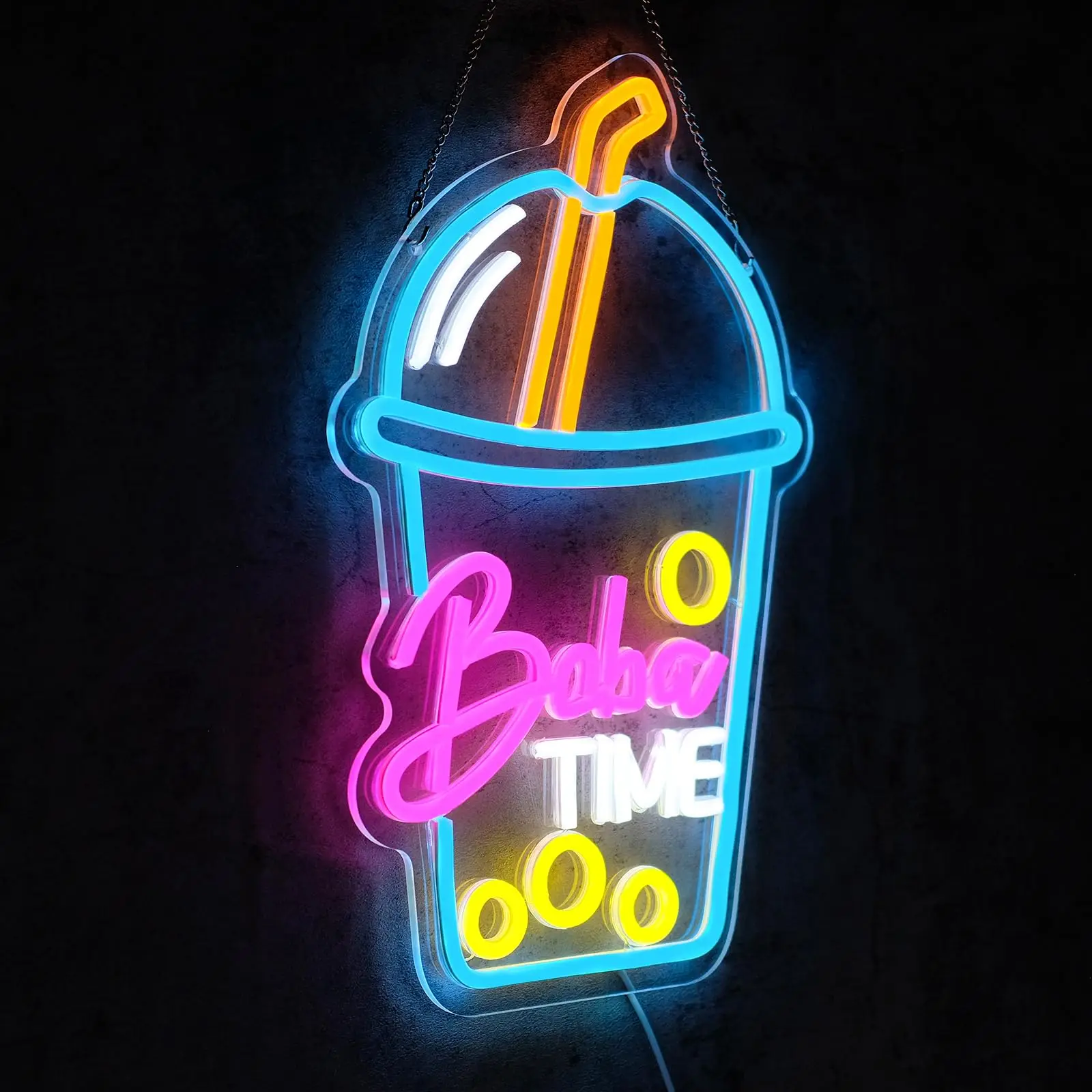 Letrero de neón Boba Time para - Coffee Tea Neon Sign reseña y precio