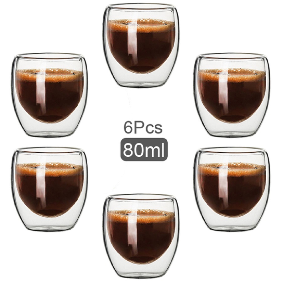 Tazas de café de vidrio de dob - Coffee Tea Set Up reseña y precio