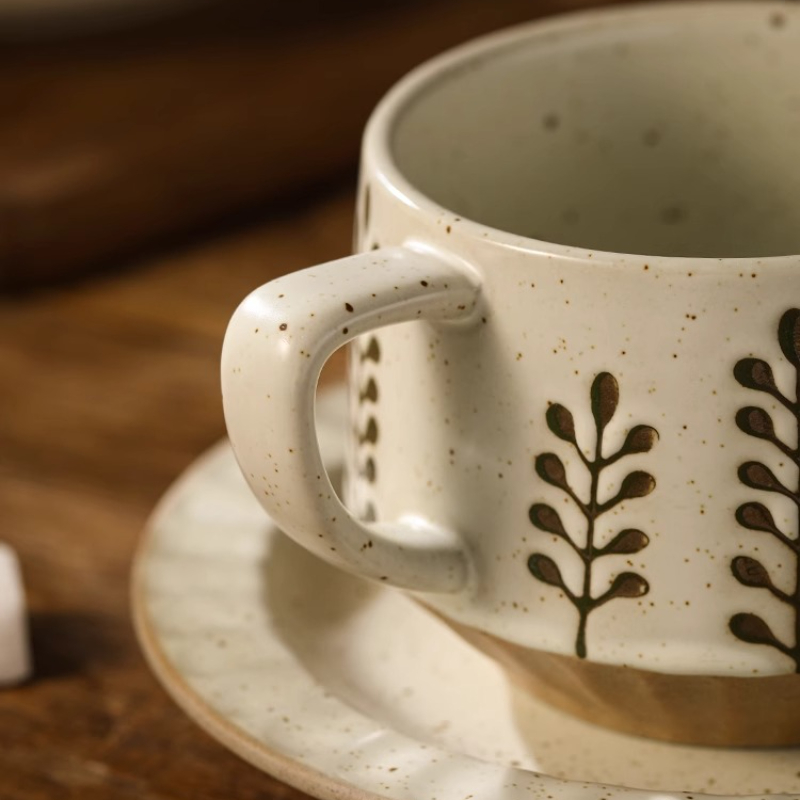 Taza de cerámica Retro, juego  - Coffee Tea Set Up reseña y precio