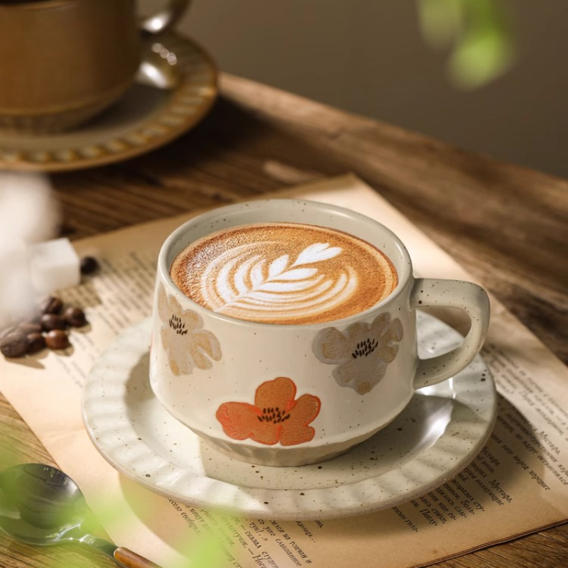 Taza de cerámica Retro, juego  - Coffee Tea Set Up reseña y precio