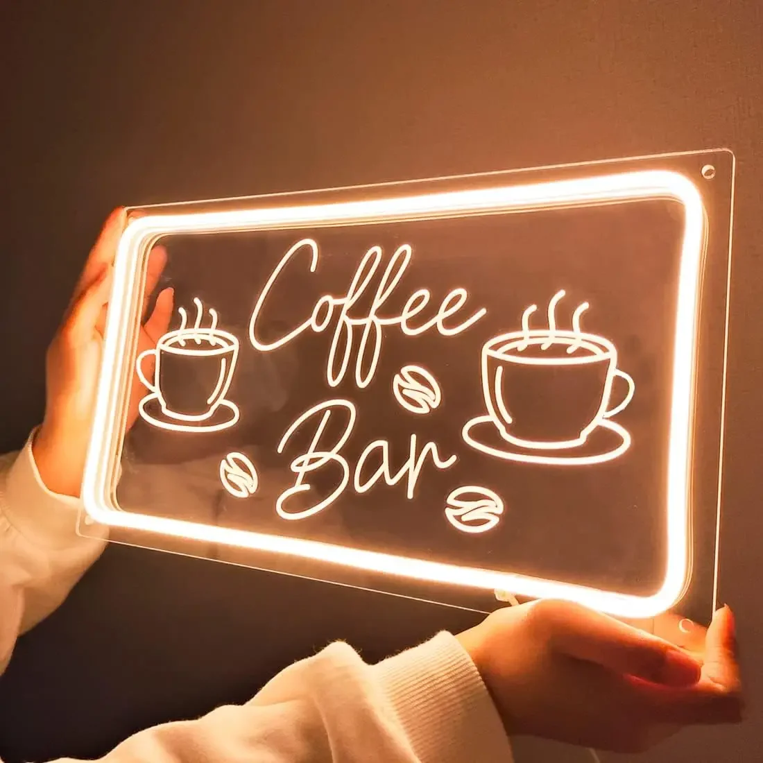 Letrero de neón para cafetería - Coffee Tea Neon Sign reseña y precio
