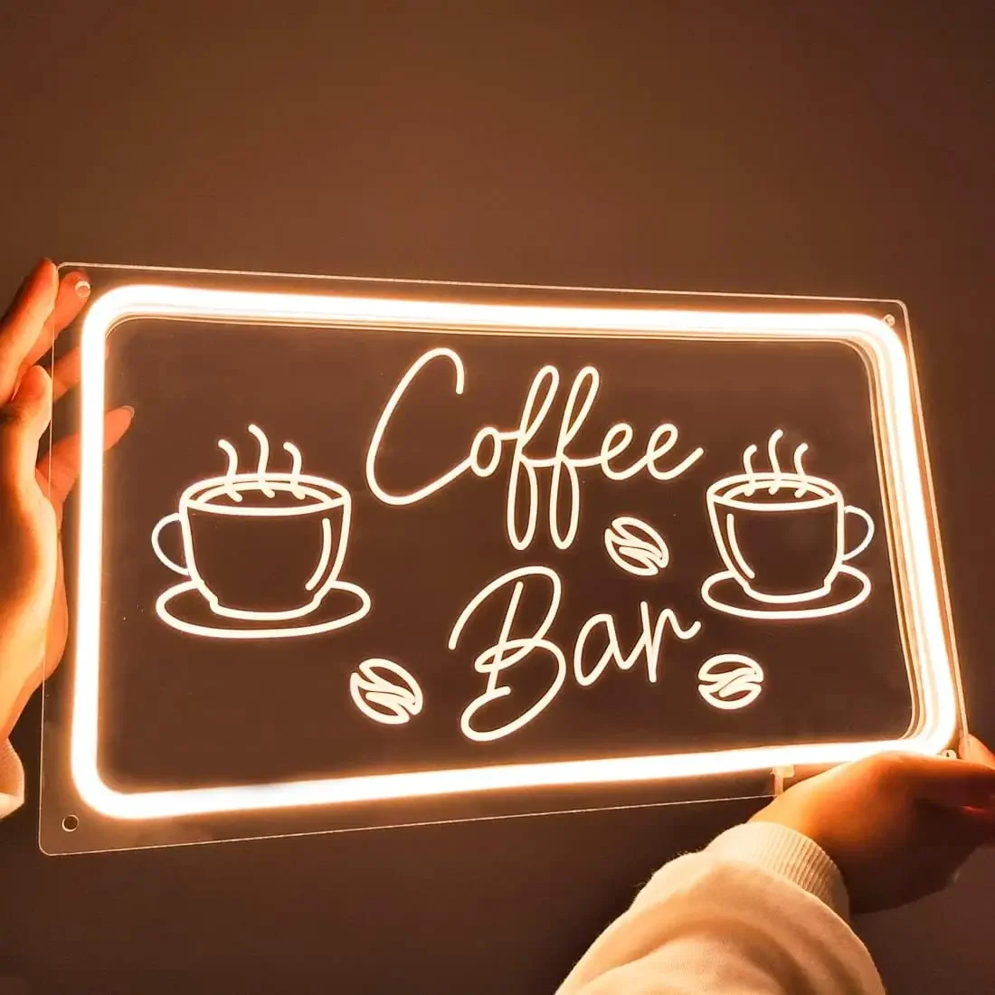 Letrero de neón para cafetería - Coffee Tea Neon Sign reseña y precio