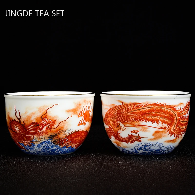 Taza de té con patrón de dragó - Coffee Tea Set Up reseña y precio