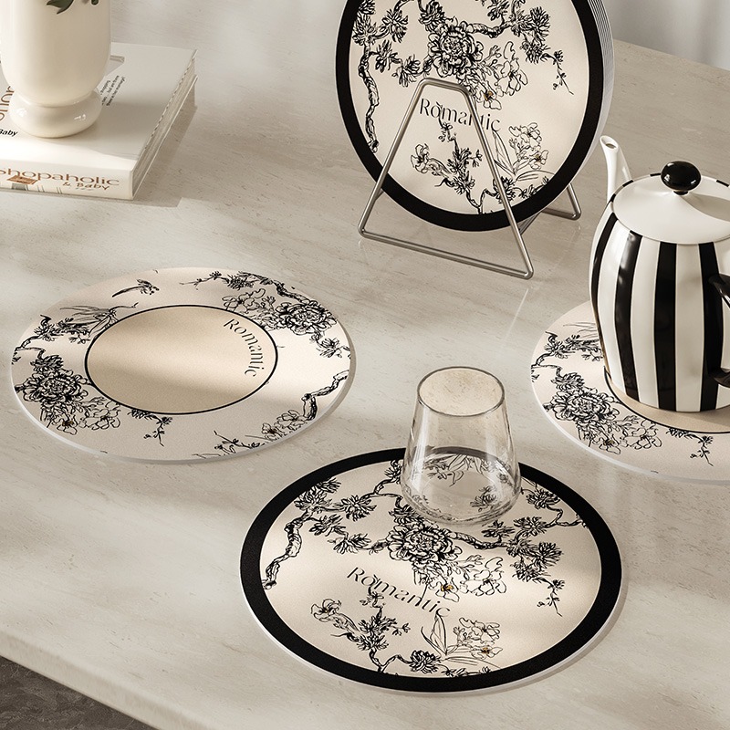 Mantel Individual de cuero red - T And Tea Coffee reseña y precio