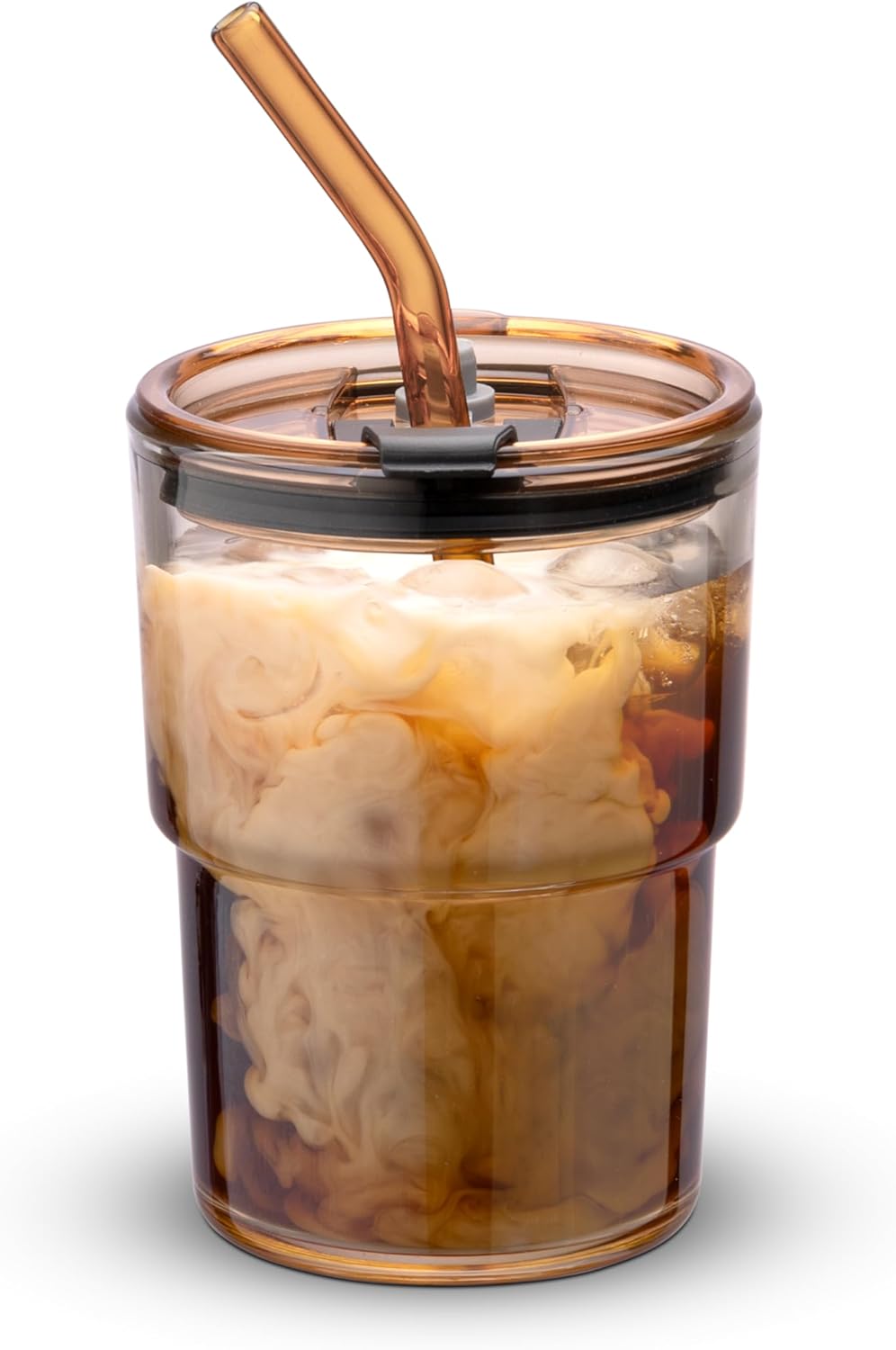Vaso de vidrio de 400 ml (13 o - Coffee Tea Tumbler reseña y precio