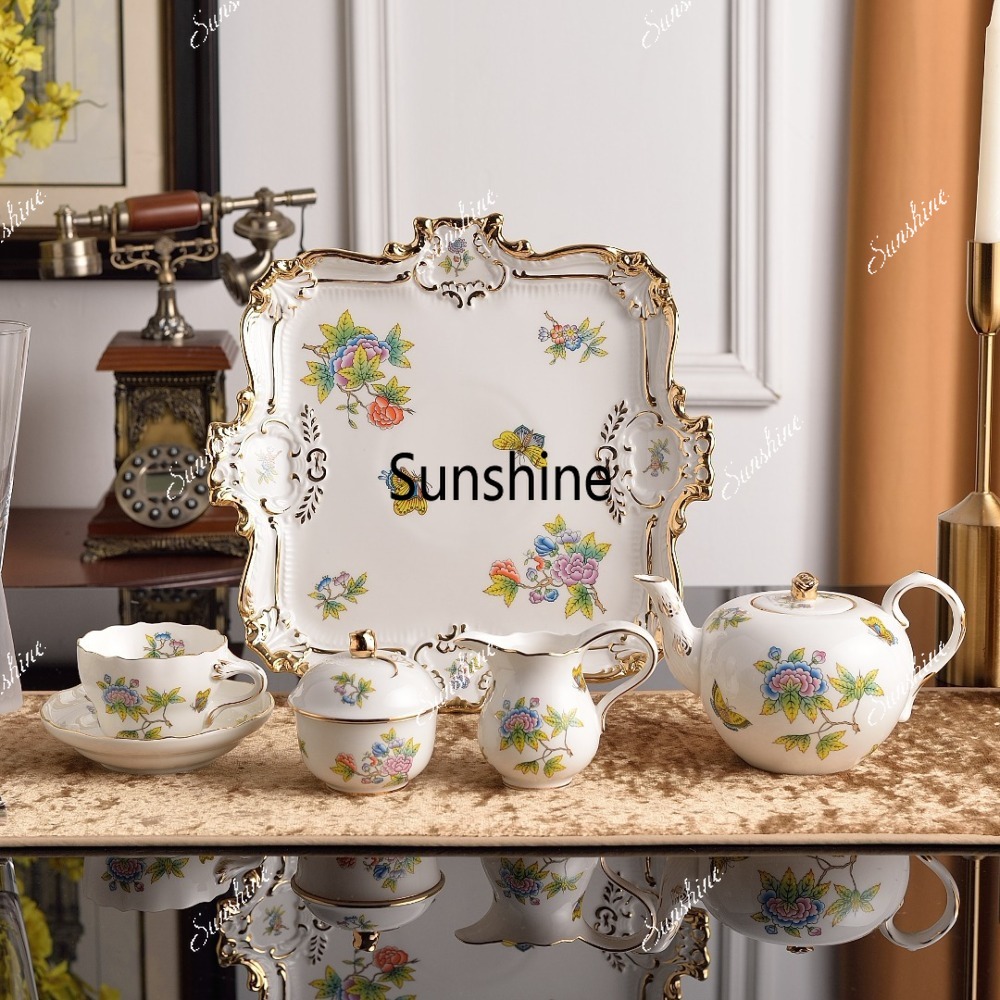 Juego de té de la tarde estilo - Coffee Tea For Garden reseña y precio