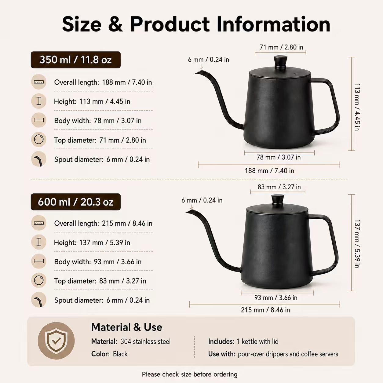 Cafetera de Acero Inoxidable 3 - Coffee Tea Brew reseña y precio