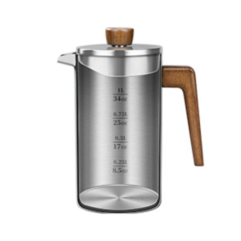 Cafetera Francesa de Acero Ino - French Press Coffee & Tea reseña y precio