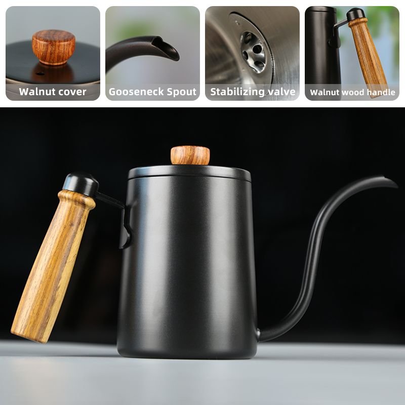 Tetera de acero inoxidable con - Coffee Tea Brew reseña y precio