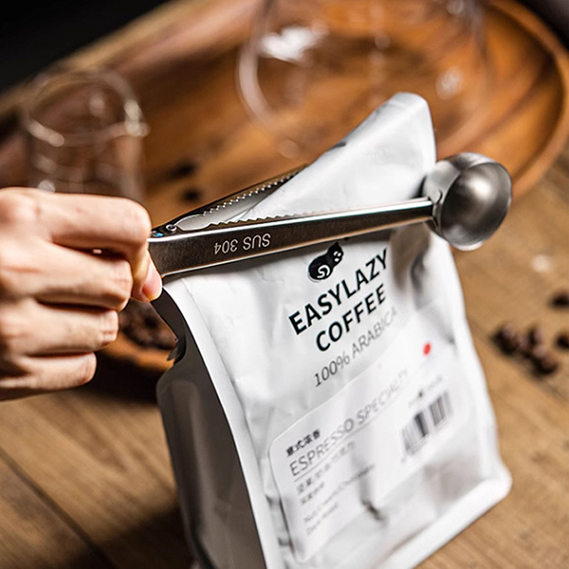 Cuchara de Café de Acero Inoxi - Coffee Tea Bean Leaf reseña y precio