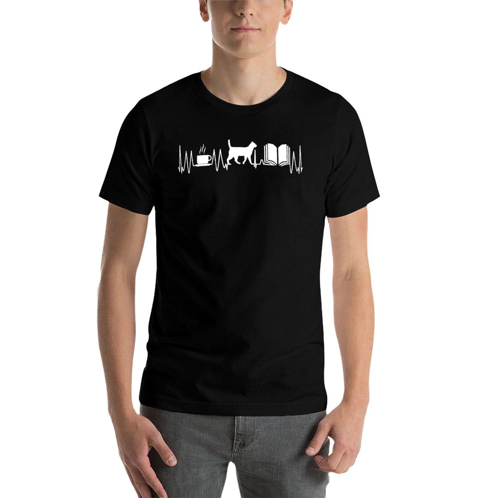 Camiseta con estampado de gato - T And Tea Coffee reseña y precio