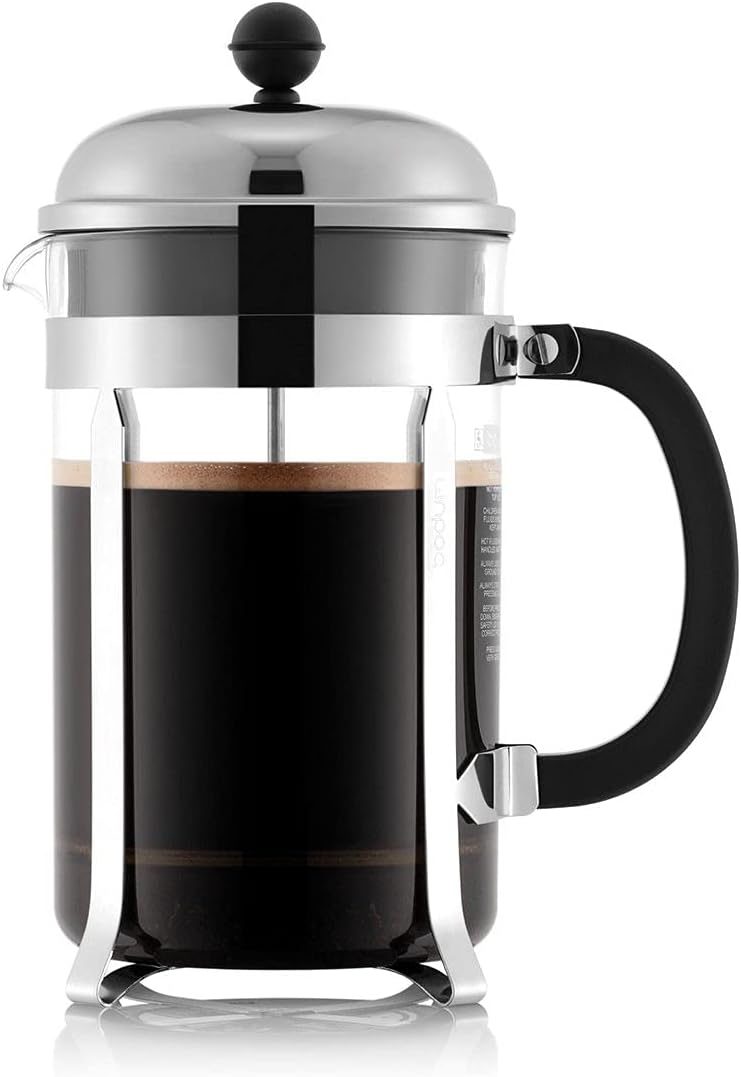 Cafetera de prensa francesa Ch - French Press Coffee & Tea reseña y precio
