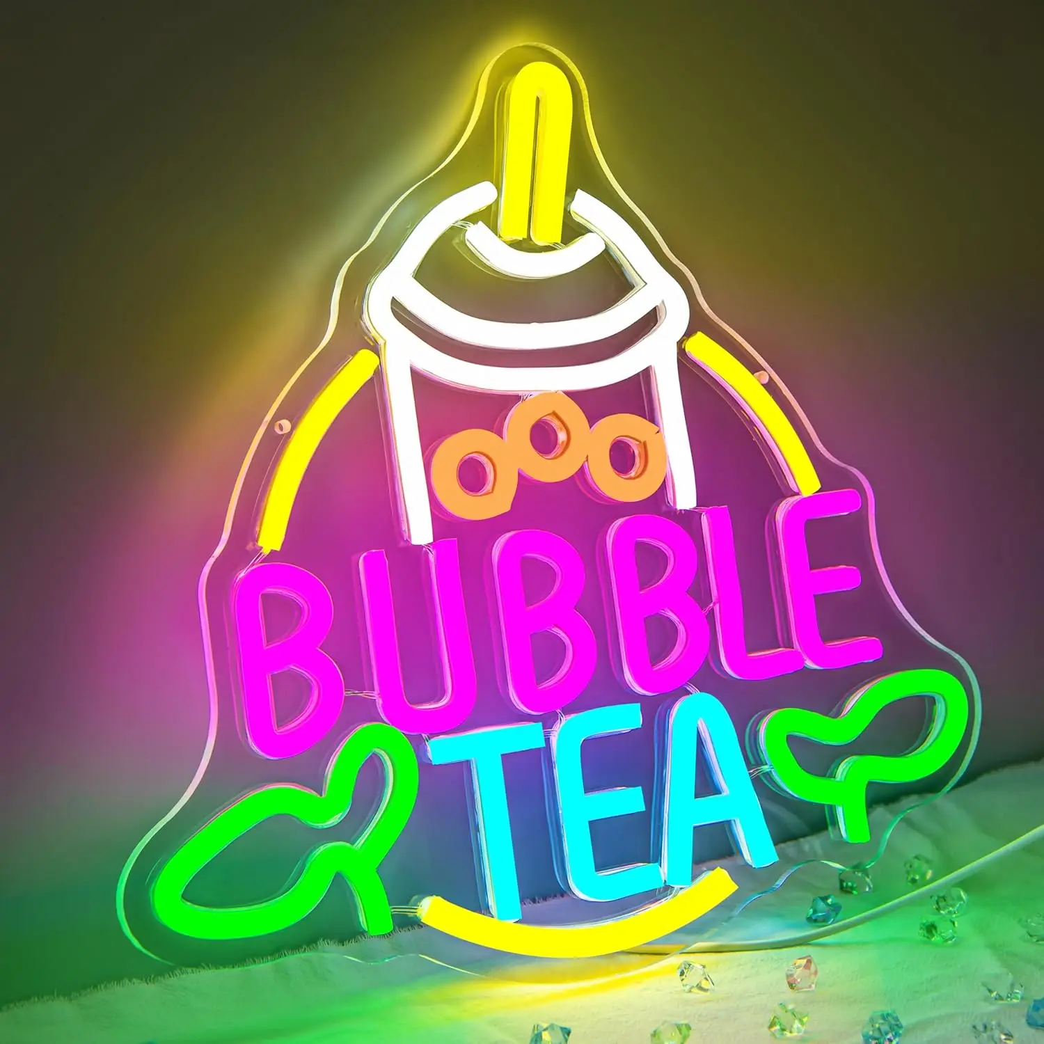 Letrero de Neón de Té de Burbu - Coffee Tea Neon Sign reseña y precio