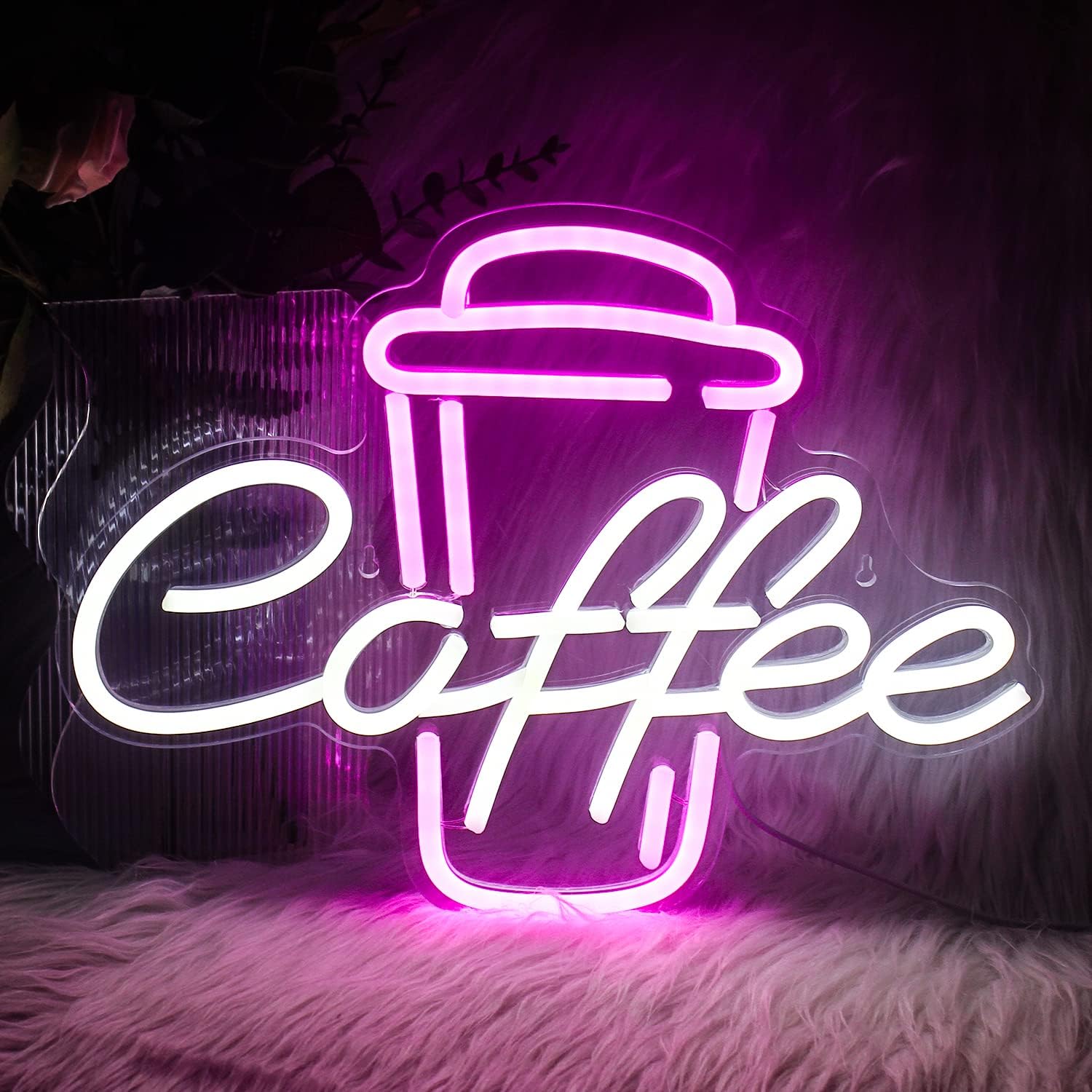 Letrero Luminoso LED de Café e - Coffee Tea Neon Sign reseña y precio