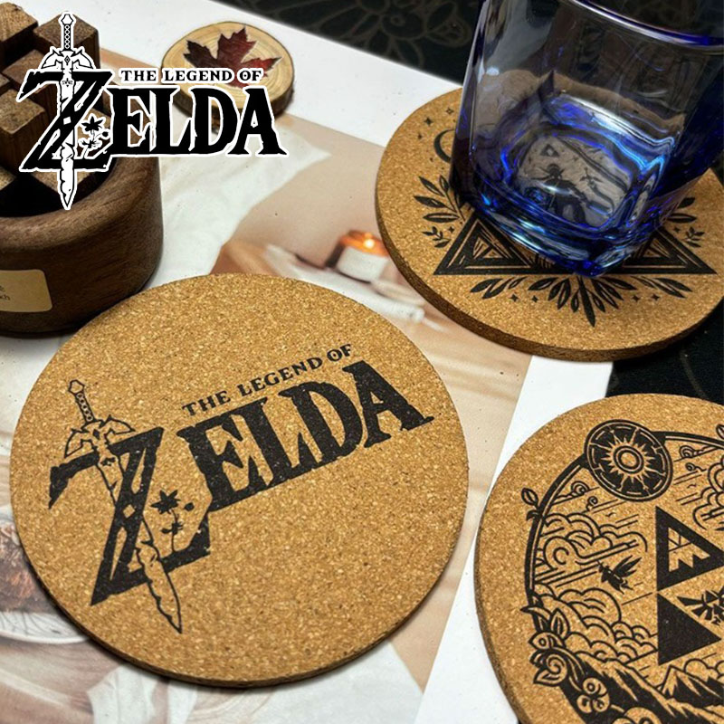Posavasos Zelda de dibujos ani - Coffee Tea Japan reseña y precio