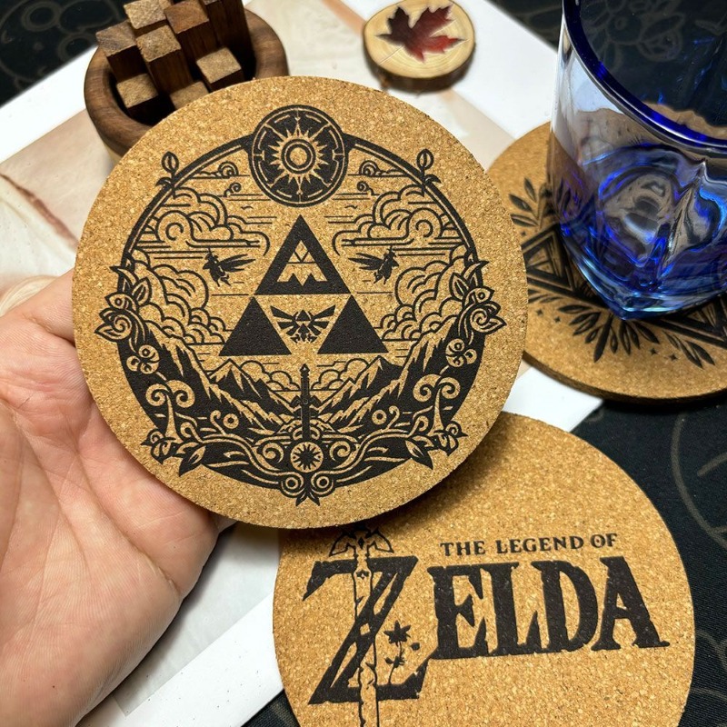 Posavasos Zelda de dibujos ani - Coffee Tea Japan reseña y precio