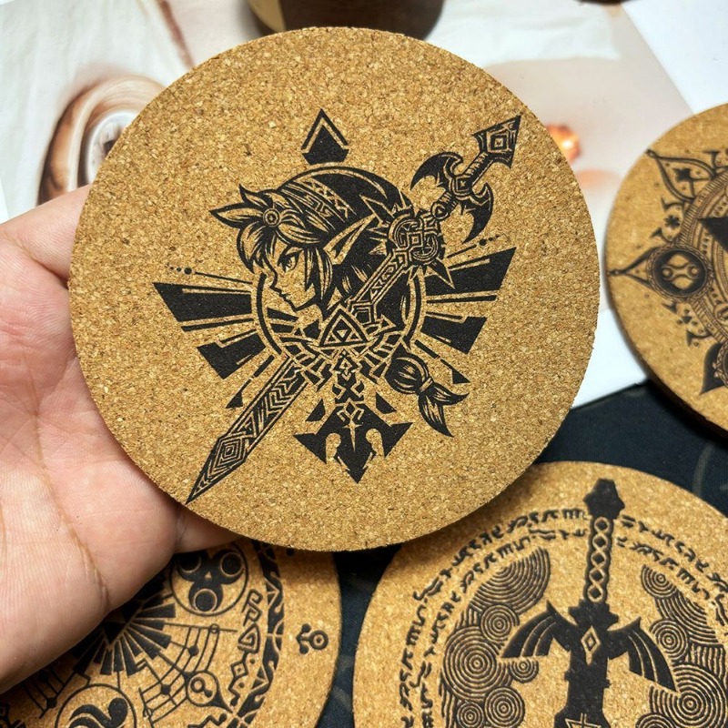 Posavasos Zelda de dibujos ani - Coffee Tea Japan reseña y precio